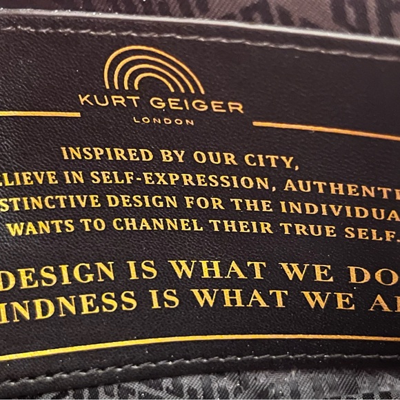 🌈 Kurt Geiger rainbow tie dye XL Kensington bag - one callout on back EUC - Picture 9 of 16